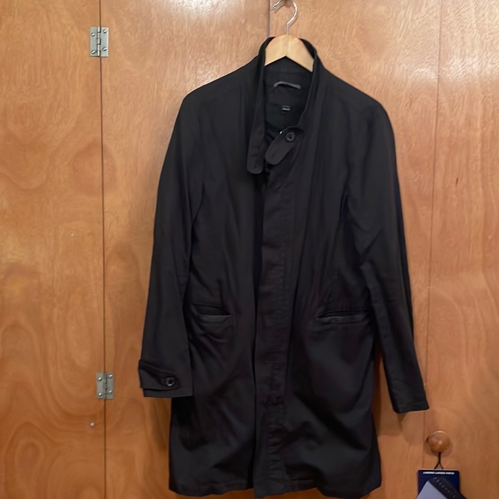 Varvatos 3/4 length coat, EU sz 46, Black, excellent condition